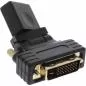 Preview: InLine® HDMI-DVI Adapter HDMI Buchse auf DVI Stecker flexibler Winkel vergoldete Kontakte 4K2K kompatibel Preview: InLine® HDMI-DVI Adapter HDMI Buchse auf DVI Stecker flexibler Winkel vergoldete Kontakte 4K2K kompatibel
