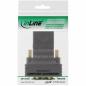 Preview: InLine® HDMI-DVI Adapter HDMI Buchse auf DVI Stecker flexibler Winkel vergoldete Kontakte 4K2K kompatibel