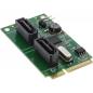 Preview: InLine® Mini-PCIe 2.0 Karte 2x SATA 6Gb/s RAID 0,1,SPAN