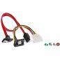 Preview: InLine® HDD/SSD Einbaurahmen SET 2,5" auf 3,5" Rahmen SATA Kabel Stromkabel Einbauschrauben