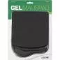 Preview: InLine® Maus-Pad schwarz mit Gel Handballenauflage 235x185x25mm
