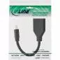 Preview: InLine® Kabel Mini DisplayPort Stecker zu DisplayPort Buchse 4K2K schwarz 0,15m Preview: InLine® Kabel Mini DisplayPort Stecker zu DisplayPort Buchse 4K2K schwarz 0,15m