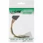 Preview: InLine® SATA Stromadapterkabel 1x 13,34cm (5,25") Buchse an 15pol SATA Stecker 0,3m Preview: InLine® SATA Stromadapterkabel 1x 13,34cm (5,25") Buchse an 15pol SATA Stecker 0,3m