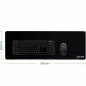 Preview: InLine® Maus-Pad XL Schreibtischunterlage schwarz 900x400x2mm