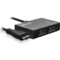 Mobile Preview: InLine HDMI Splitter/Verteiler 2-fach 4K/60Hz mit integriertem Kabel 0,5m