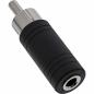 Preview: InLine® Audio Adapter Cinch Stecker auf 3,5mm Klinke Buchse Mono