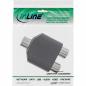 Preview: InLine® Audio Adapter 3,5mm Klinke Buchse Mono an 2x Cinch Buchse