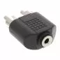 Preview: InLine® Audio Adapter 3,5mm Klinke Buchse Stereo an 2x Cinch Stecker Preview: InLine® Audio Adapter 3,5mm Klinke Buchse Stereo an 2x Cinch Stecker