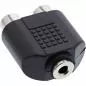 Preview: InLine® Audio Adapter 3,5mm Klinke Buchse Stereo an 2x Cinch Buchse Preview: InLine® Audio Adapter 3,5mm Klinke Buchse Stereo an 2x Cinch Buchse