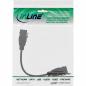 Preview: InLine® USB 3.2 Gen1 2x Keystone Adapterkabel 2x USB A Keystone Buchse 0,2m