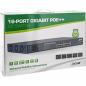 Preview: InLine® PoE++ Gigabit Netzwerk Switch 16 Port 1GBit/s 2xSFP 19" Metall Lüftersteuerung mit Display Passwortschutz 300W
