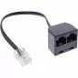 Preview: InLine® ISDN Verteiler 1x RJ45 St an 2x RJ45 Bu (8P4C) mit 15cm Kabel ohne Endwiderstände Preview: InLine® ISDN Verteiler 1x RJ45 St an 2x RJ45 Bu (8P4C) mit 15cm Kabel ohne Endwiderstände
