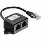 Preview: InLine® ISDN Verteiler 2x RJ45 Buchse 15cm Kabel mit Endwiderständen montierbar Preview: InLine® ISDN Verteiler 2x RJ45 Buchse 15cm Kabel mit Endwiderständen montierbar