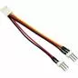 Preview: InLine® Lüfter Adapterkabel 3pol Molex Buchse an 2x 3pol Molex Stecker 100er Pack bulk Preview: InLine® Lüfter Adapterkabel 3pol Molex Buchse an 2x 3pol Molex Stecker 100er Pack bulk