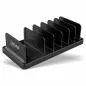 Mobile Preview: InLine Multi-Stand mit 6 Fächern für Schreibtisch / Regal schwarz