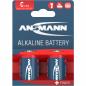 Preview: ANSMANN 1513-0000 Alkaline Batterie Baby C 7,2mAh 2er-Pack