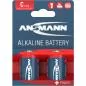 Mobile Preview: ANSMANN 1513-0000 Alkaline Batterie Baby C 7,2mAh 2er-Pack