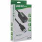 Preview: InLine® USB 3.2 Gen.1 Aktiv-Verlängerung, Stecker A an Buchse A, schwarz, 5m