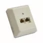 Preview: InLine® ISDN Anschlussdose 2x RJ45 Buchse Aufputz Schraubanschluss 2x 8-fach Preview: InLine® ISDN Anschlussdose 2x RJ45 Buchse Aufputz Schraubanschluss 2x 8-fach