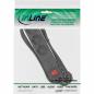 Preview: InLine® Steckdosenleiste 3-fach Schutzkontakt mit Überspannungsschutz Schalter 1,5m schwarz