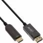 Mobile Preview: InLine® DisplayPort zu HDMI AOC Konverter Kabel 4K/60Hz schwarz
