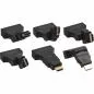 Preview: InLine® HDMI-DVI Adapter 19pol St auf 24+1 Bu mit 180° Winkel vergoldete Kontakte