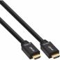 Preview: InLine® HDMI Kabel HDMI-High Speed mit Ethernet Stecker / Stecker aktiv schwarz / gold 30m