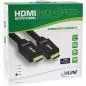 Mobile Preview: InLine® HDMI Kabel HDMI-High Speed mit Ethernet Stecker / Stecker aktiv schwarz / gold 30m