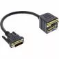 Preview: InLine® DVI-I Adapterkabel DVI-I Stecker auf DVI-I-Buchse + S-VGA Buchse