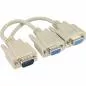 Preview: InLine® VGA Y-Adapterkabel VGA Stecker auf 2x VGA Buchse Preview: InLine® VGA Y-Adapterkabel VGA Stecker auf 2x VGA Buchse