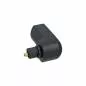 Preview: InLine® OPTO Audio Adapter Toslink Buchse / Stecker 90° gewinkelt
