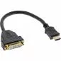 Preview: InLine® HDMI-DVI Adapterkabel HDMI Stecker auf DVI Buchse 0,2m Preview: InLine® HDMI-DVI Adapterkabel HDMI Stecker auf DVI Buchse 0,2m