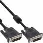 Preview: InLine® DVI-I Kabel digital/analog 18+5 Stecker / Stecker Single Link 2 Ferrite 2m