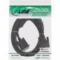 Preview: InLine® DVI-I Kabel digital/analog 18+5 Stecker / Stecker Single Link 2 Ferrite 2m