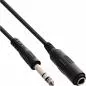 Preview: InLine® Klinke Verlängerung 6,3mm Klinke Stecker / Buchse Stereo 5m