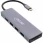Mobile Preview: InLine® USB 3.2 Type C Multi Hub (3x USB-A 5Gb/s + USB Type-C (PD 100W) HDMI 4K @ 30Hz OTG