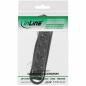 Preview: InLine® Steckdosenleiste 5-fach Schutzkontakt mit Schalter 1,5m schwarz