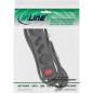 Preview: InLine® Steckdosenleiste 4-fach 2x Schutzkontakt + 2x Euro mit Schalter 5m schwarz