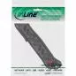 Preview: InLine® Steckdosenleiste 8-fach 4x Schutzkontakt + 4x Euro mit Schalter 1,5m schwarz