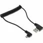 Mobile Preview: InLine® USB DUAL+ KFZ-Ladeset Stromadapter mit 1m Spiralkabel 12/24VDC zu 5V DC/2.1A