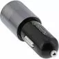 Preview: InLine® USB KFZ Ladegerät Stromadapter Quick Charge 3.0 12/24VDC zu 5V DC/3A USB-A + USB Typ-C schwarz