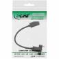 Preview: InLine® USB 3.2 Gen.2 Adapterkabel, Buchse C auf Einbaubuchse C, 0,20m
