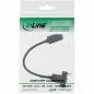 Preview: InLine® USB 3.2 Gen.2 Adapterkabel Buchse C auf Einbaubuchse C 0,2m