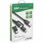 Preview: InLine® 3-in1 USB Kabel, Micro-USB/Lightning/USB-C, schwarz/Alu, 1,5m, MFi-zertifiziert