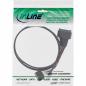 Preview: InLine® Slim SAS Kabel SFF-8654 zu U.2 SFF-8639 + SATA Strom 24Gb/s