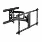 Preview: InLine® Premium Aluminium Wandhalterung für Flach-TV (37-80") max. 70kg schwarz