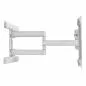 Preview: InLine® Premium Aluminium Wandhalterung für Flach-TV (37-80") max. 70kg weiß