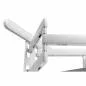 Preview: InLine® Premium Aluminium Wandhalterung für Flach-TV (37-80") max. 70kg weiß