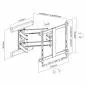 Preview: InLine® Premium Aluminium Wandhalterung für Flach-TV (37-80") max. 70kg weiß