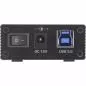 Preview: InLine® USB 3.2 Gen.1 Hub 7 Port Aluminiumgehäuse schwarz mit 2,5A Netzteil